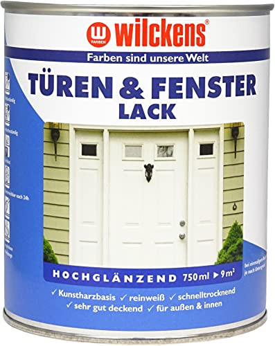 Wilckens Türen & Fensterlack Weiß, hochglänzend 0,75 l