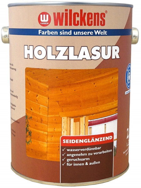 Wilckens Holzlasur LF Teak, seidenglänzend 2,5 l