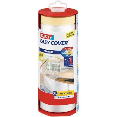 tesa Easy Cover 2in1 XL 17m x 2,6m Premium Abdeckfolie